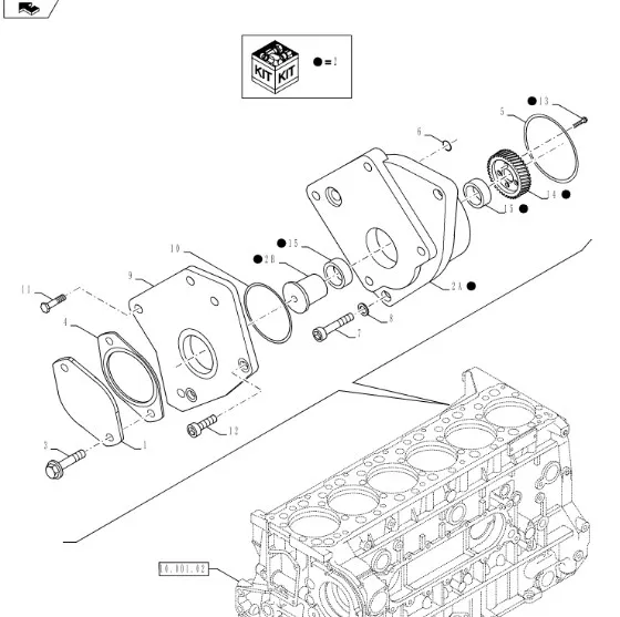 504061368 - корпус подшипника